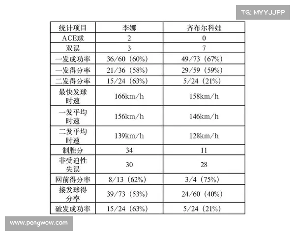 网球比赛技术统计分析：球员表现、战术布局与比赛结果的深度剖析